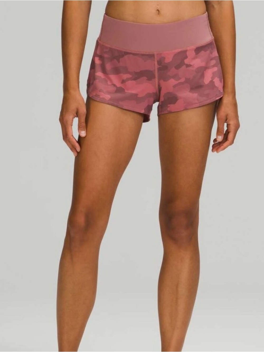 Lululemon Speed Up Low-Rise Short 2.5" Heritage 365 Camo Size 14